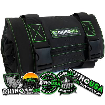 Rhino USA - Rhino USA RNO-TOOL-ROLL Heavy Duty Off-Road Tool Bag/roll Black