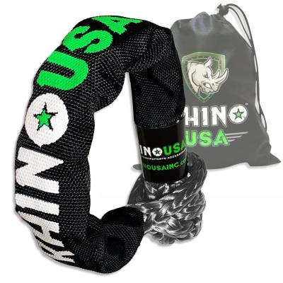 Rhino USA - Rhino USA SFTSHACK38-GRY-1 Synthetic Soft Shackle 1Pc 3/8"x22" Gray