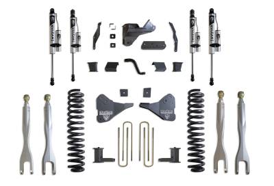 MaxTrac - MaxTrac K944385VRL 8" Lift Kit w/4-Links Vulcan Reservoir Shocks