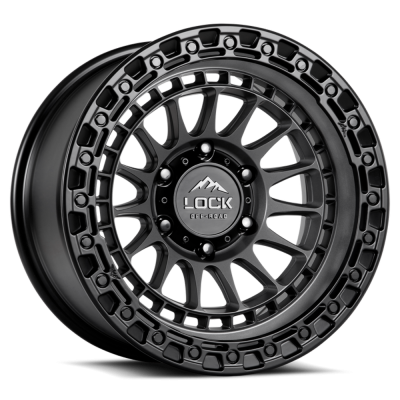 Lock Off-Road - Lock Off-Road MOJAVE-78563MGMBR Mojave 17X8.5 6x135 25mm Matte Grey w/Black