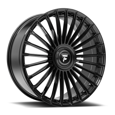 Fittipaldi Sport Wheels - Fittipaldi Sport Wheels FS370 20x9 5x5.0/130 34mm Black FS370-209052730P34B
