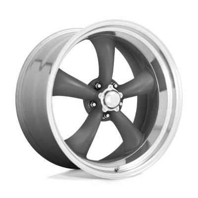 American Racing Vintage - American Racing Vintage VN215 TORQ THRUST II 18x9 BLANK 0mm Gray VN2158900
