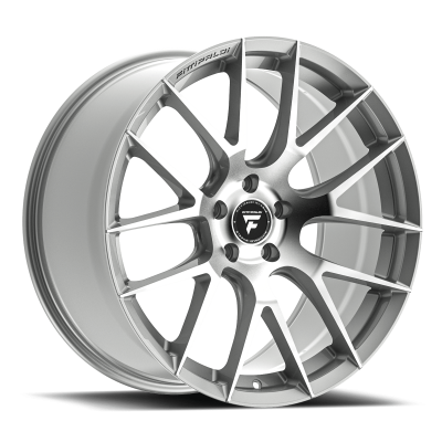 Fittipaldi Sport Wheels - Fittipaldi Sport Wheels 360BS 19x8.5 5x120 30mm Brushed Silver 360BS-9851230