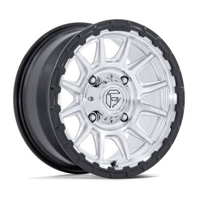 Fuel UTV - Fuel UTV FV866 PISTON UTV 15x7 4x156 10mm Hyper Silver/Machined FV866SB15704410