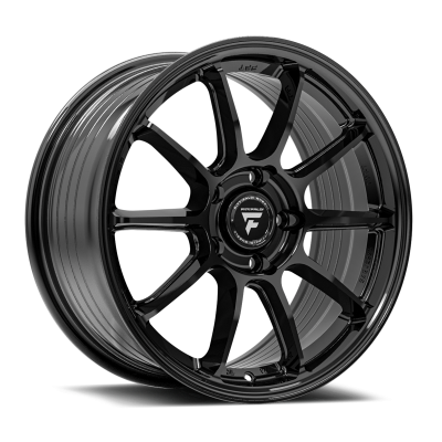 Fittipaldi Sport Wheels - Fittipaldi Sport Wheels FS366 17x8 5x4.5 35mm Gloss Black FS366-17805114P35B