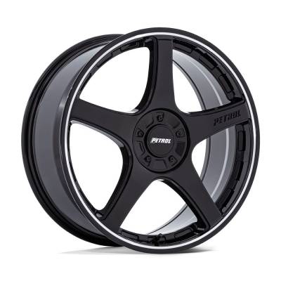 Petrol - Petrol P2E 17x8 BLANK 35mm Gloss Black/Machined PE003BD17800035