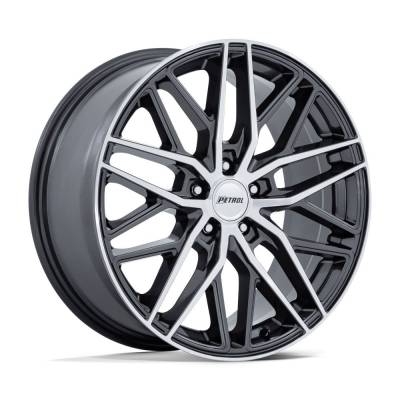 Petrol - Petrol P3E PE004AD17801240 17x8 5x4.5 40mm Gloss Gunmetal/Machined