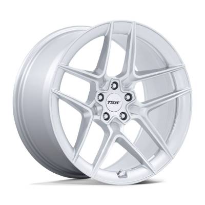 TSW - TSW TW008 SLIPSTREAM 19x10.5 5x112 35mm Gloss Silver/Machined TW008SD19055735