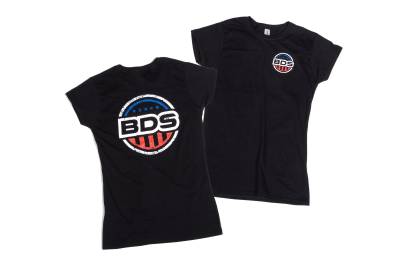 BDS Suspension - BDS Suspension BDS240063 T-Shirt Black Patriotic Womens Medium