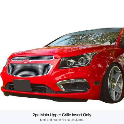 APS - APS Stainless Billet Grille Brushed 2015 Chevrolet Cruze GR03FFC42C