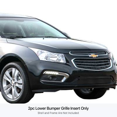 APS - APS Stainless Billet Bumper Grille Black 2015 Chevrolet Cruze GR03FFC43J
