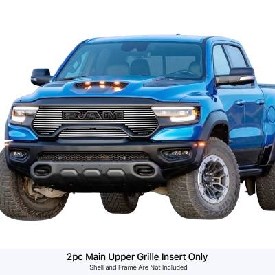 APS - APS Stainless Billet Grille Polish for 21-24 RAM 1500 TRX GR04FEB31S