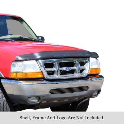 APS - APS Stainless Billet Bumper Grille Black 98-00 Ford Ranger GR06HEJ48J