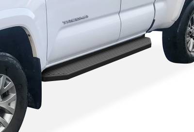 APS - APS H-Series Running Boards Black for 05-23 Toyota Tacoma Extended IB20RJE6H