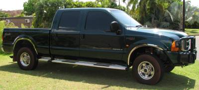 APS - APS Stainless Steel 2" Fender Lip Trim 99-07 Super Duty FT06O-F25099