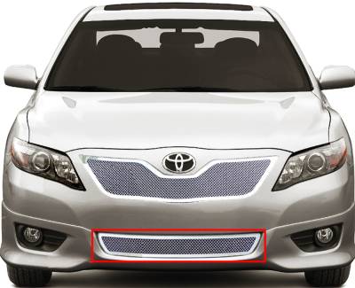 APS - APS Wire Mesh Bumper Grille Polish for 10-11 Toyota Camry GR20GFG36T