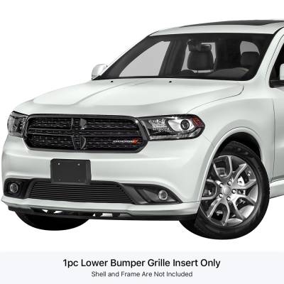 APS - APS Stainless Billet Bumper Grille Black for 14-20 Dodge Durango GR04FFC49J