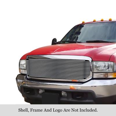 APS - APS Stainless Billet Grille Polish 99-04 Super Duty/Excursion GR06HEJ99S