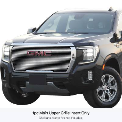 APS - APS Stainless Billet Grille Polish 21-24 GMC Yukon GR07FEB66S