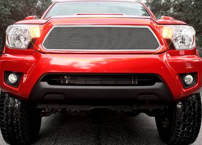 APS - APS Wire Mesh Grille Polish for 12-15 Toyota Tacoma GR20GFI71T