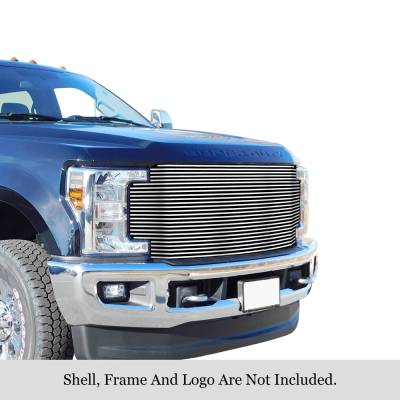 APS - APS Stainless Billet Grille Polish 17-19 Ford Super Duty GR06HFC63S