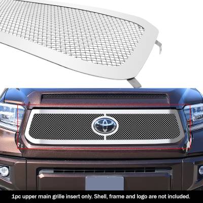 APS - APS Wire Mesh Grille Polish for 18-19 Toyota Tundra GR20GFJ30T