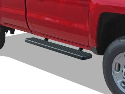 APS - APS IB03FAI6B IStep 6" Running Boards Black for 07-18 Silverado/Sierra Reg