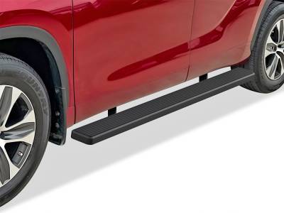 APS - APS IB20FCB9B IStep 6" Running Boards Black for 20-25 Toyota Highlander