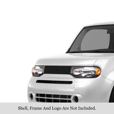 APS - APS Stainless Billet Grille Black for 09-14 Nissan Cube GR14HFF38J