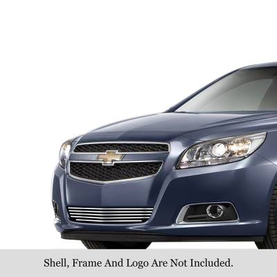 APS - APS Stainless Billet Bumper Grille Polish 2013 Chevrolet Malibu GR03FEI44S