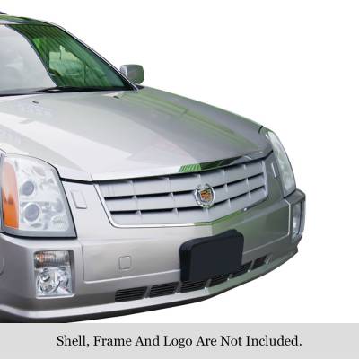 APS - APS Stainless Billet Bumper Grille Black 05-09 Cadillac SRX GR01FEC62J