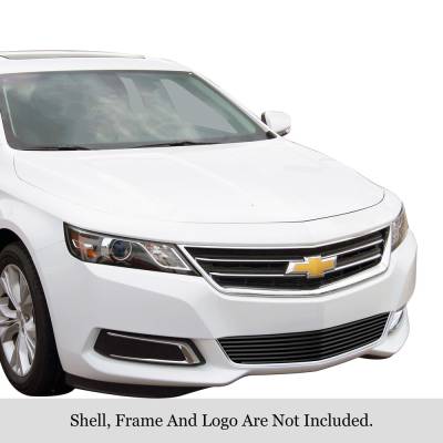 APS - APS Stainless Billet Bumper Grille Black 14-20 Chevrolet Impala GR03FEI46J