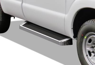 APS - APS IRunning Running Boards Polish 99-16 Super Duty Regular IB06RJA0A