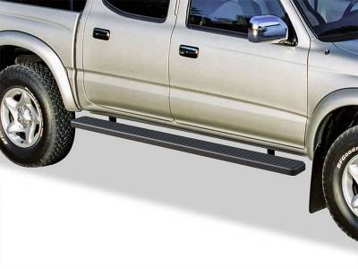 APS - APS IStep 6" Running Boards Black for 01-04 Tacoma Double IB20FJE7B
