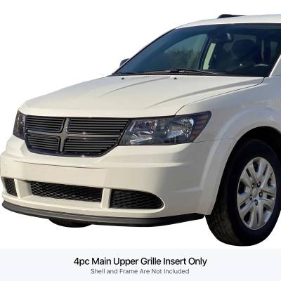 APS - APS Stainless Billet Grille Black for 11-20 Dodge Journey GR04FFH76J