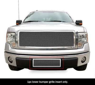 APS - APS Wire Mesh Bumper Grille Polish 09-14 Ford F150 GR06GFG89T