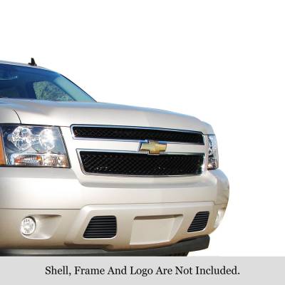 APS - APS Stainless Billet Bumper Grille Black Tahoe/Suburban/Avalanche GR03FFD67J