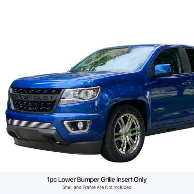 APS - APS Stainless Billet Bumper Grille Polish 15-20 Chevrolet Colorado GR03FFC17S