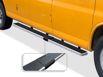 APS - APS IB03FDJ0A IStep 6" Running Boards Brushed for 03-25 Express/Savana Van