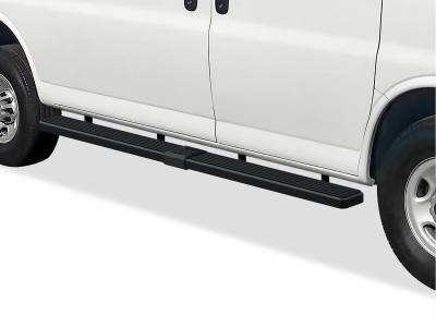 APS - APS IStep 6" Running Boards Black 03-25 Express/Savana Van IB03FDJ0B