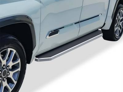 APS - APS H-Series IB20RBI8Y Running Boards Polish for 22-25 Toyota Tundra CrewMax