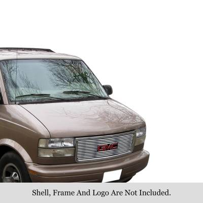 APS - APS Stainless Billet Grille Polish 95-05 GMC Safari GR07FEG24S