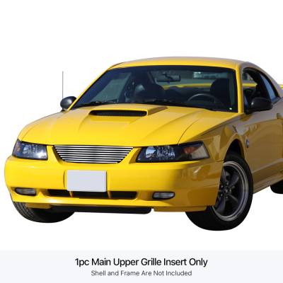 APS - APS Stainless Billet Grille Polish 99-04 Ford Mustang GR06HFJ09S