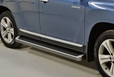 APS - APS IRunning Running Boards Polish for 08-13 Toyota Highlander IB20RIC5A
