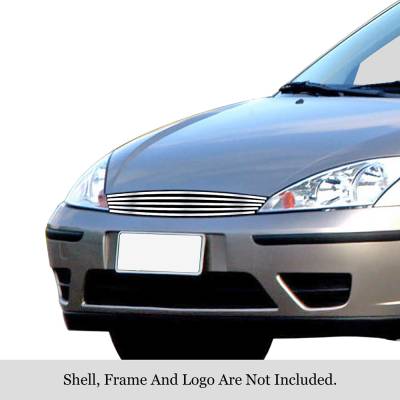 APS - APS Stainless Billet Grille Polish 00-04 Ford Focus GR06HEG61S