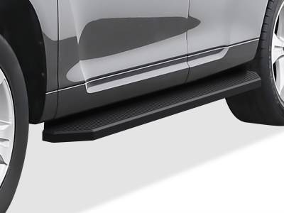 APS - APS IB20RIC5H H-Series Running Boards Black for 08-13 Toyota Highlander