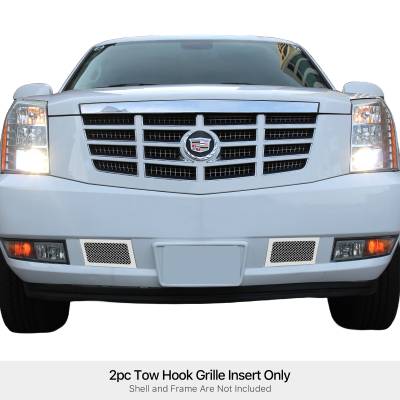 APS - APS Wire Mesh Bumper Grille Polish 07-14 Cadillac Escalade GR01GFD82T