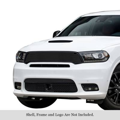 APS - APS Stainless Billet Grille Black for 19-20 Durango GT/RT/SRT GR04FFJ35J