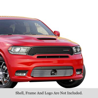 APS - APS Stainless Billet Bumper Grille Brushed for 18-20 Durango GT/RT GR04FFJ36C