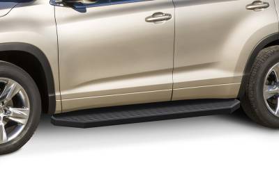 APS - APS IB20RIG5H H-Series Running Boards Black for 14-19 Toyota Highlander